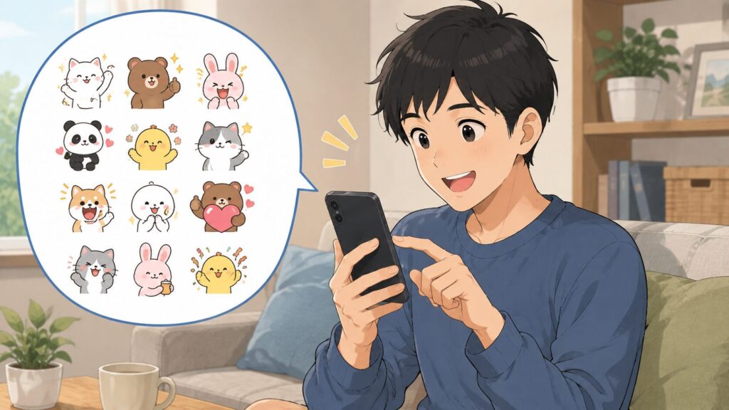 LINEスタンプ プレミアムのサブスクサービスを活用してたくさんのデザインを楽しむ